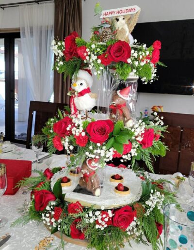 custom floral arrangement design by the event decor YourStyle2Be in Broward County