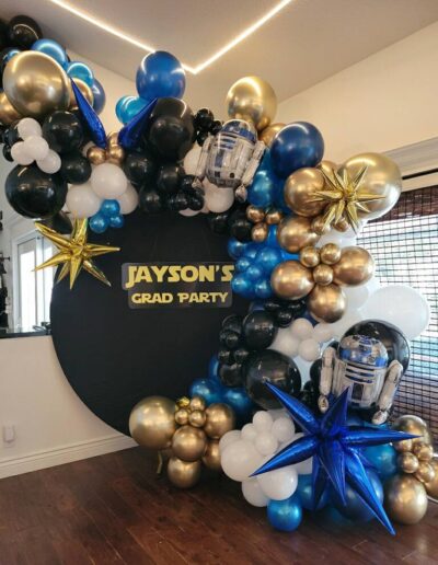 yourstyle2be backdrop and balloon arch party and event decor design in Broward County